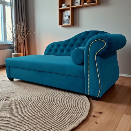 Canapea tip chesterfild cu 1 brat lateral, extensibila - FANCY
