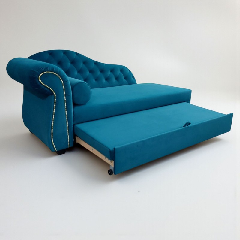 Canapea tip chesterfild cu 1 brat lateral, extensibila - FANCY
