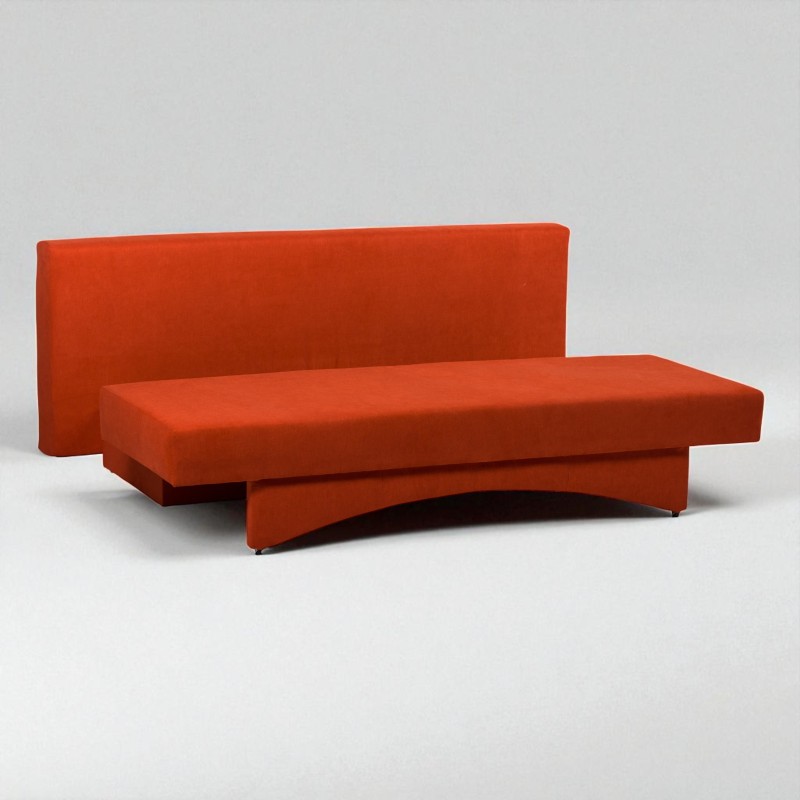 Canapea extensibila cu lada, fara brate, Carla - Sofastil