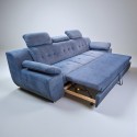 Canapea living, extensibila, 3 locuri, LORD, gri - Sofastil