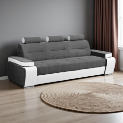 Canapea 3 locuri extensibila Melisa, cu design modern