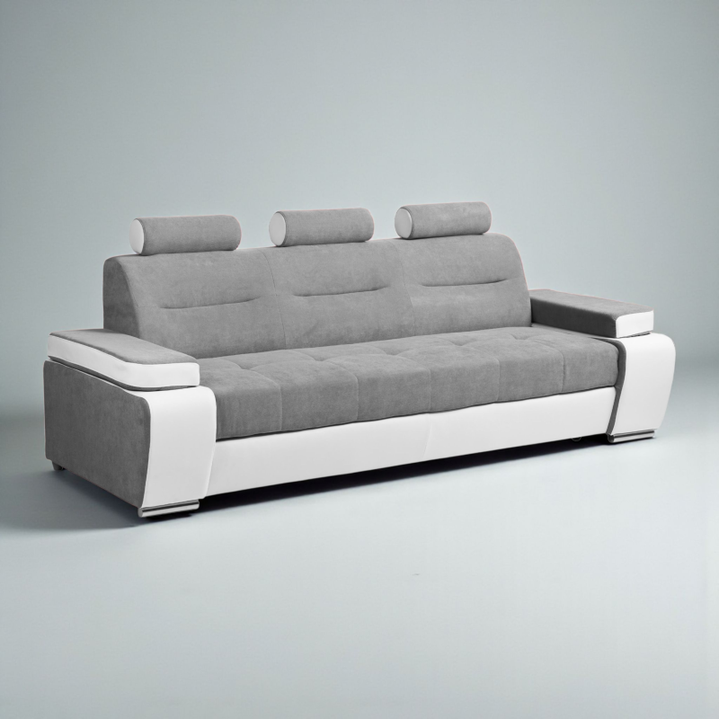 Canapea 3 locuri extensibila Melisa, cu design modern