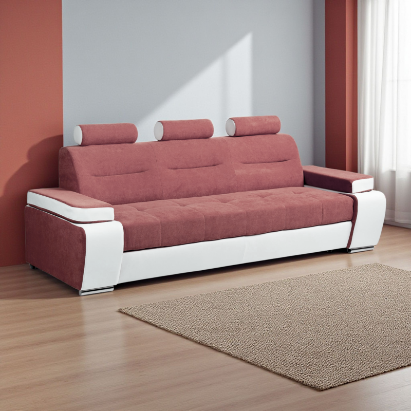Canapea 3 locuri extensibila Melisa, cu design modern
