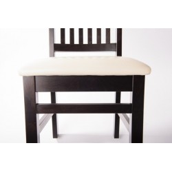 Scaun Pascal, lemn masiv, sezut tapitat, spatar inalt, pentru bucatarie, living, bar si restaurante