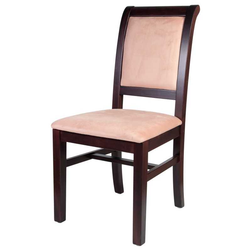Scaun lemn tapitat King, pentru bucatarie, living, sufragerie, alb, scaun alb,fag, nuc si wenghe