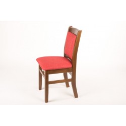 Scaun Buldog din lemn masiv cu sezut si spatar tapitat, perfect pentru bucatarie, restaurant,cafenea,living