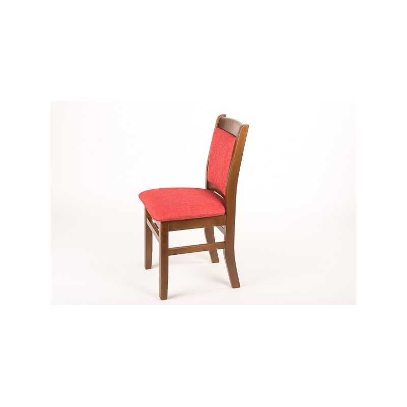 Scaun Buldog din lemn masiv cu sezut si spatar tapitat, perfect pentru bucatarie, restaurant,cafenea,living