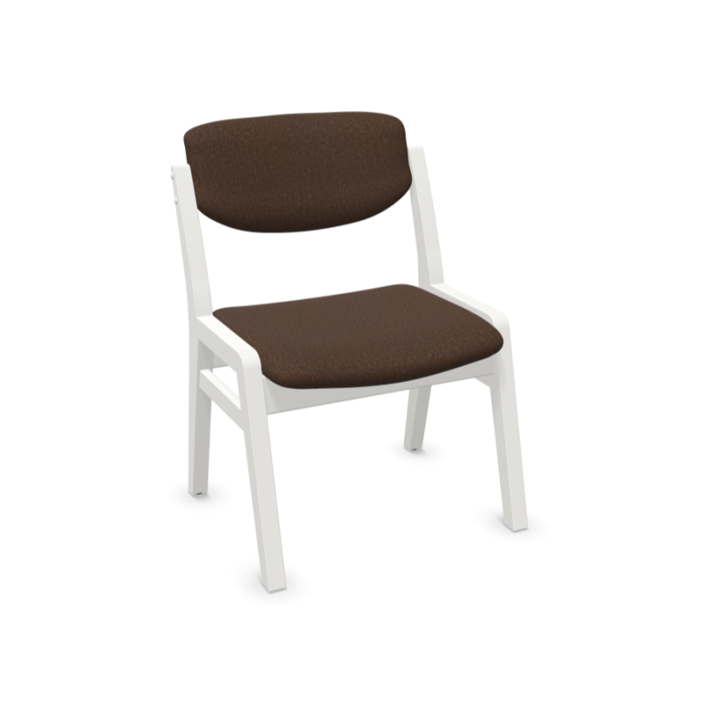 Scaun living si sufragerie tapitat Nikos, lemn masiv  - Sofastil.ro
