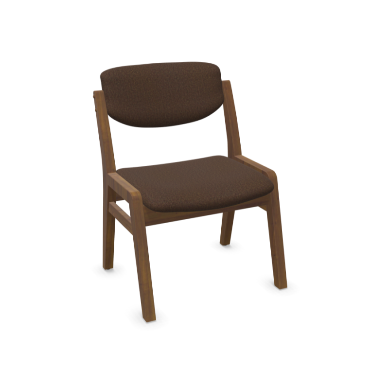 Scaun living si sufragerie tapitat Nikos, lemn masiv  - Sofastil.ro