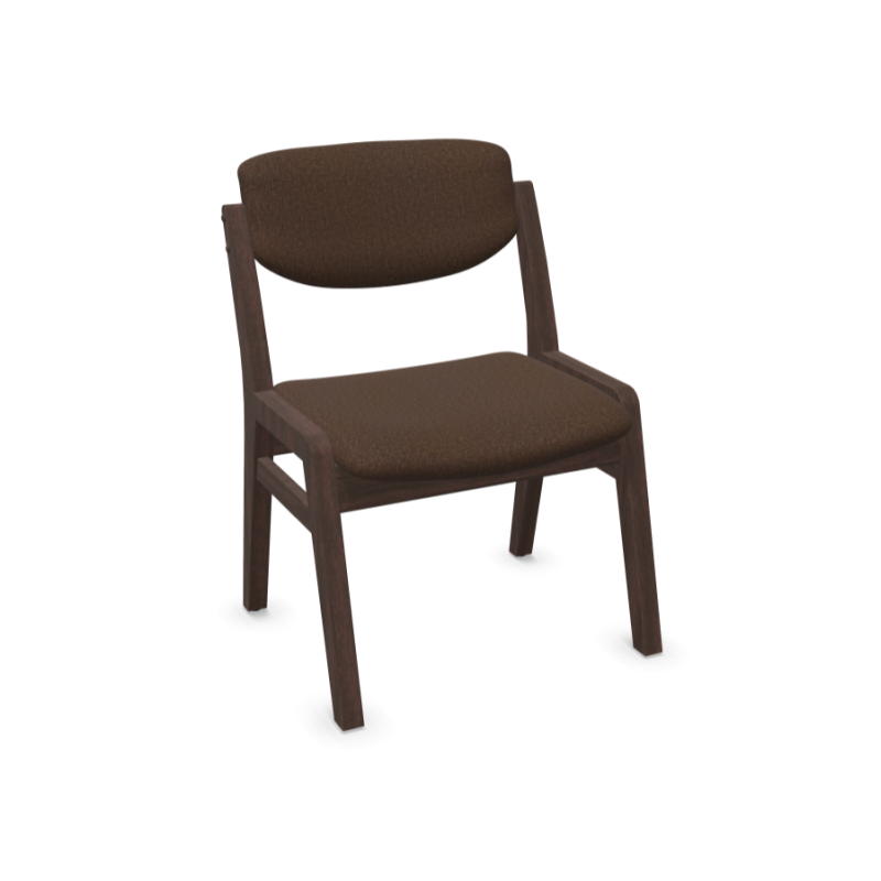 Scaun living si sufragerie tapitat Nikos, lemn masiv  - Sofastil.ro