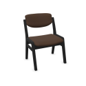 Scaun living si sufragerie tapitat Nikos, lemn masiv  - Sofastil.ro