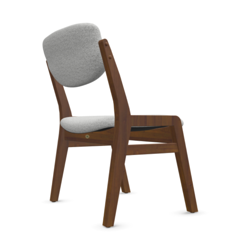 Scaun living si sufragerie tapitat Nikos, lemn masiv  - Sofastil.ro