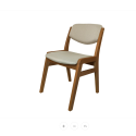 Scaun living si sufragerie tapitat Nikos, lemn masiv  - Sofastil.ro