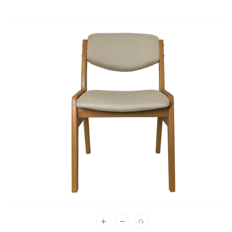 Scaun living si sufragerie tapitat Nikos, lemn masiv  - Sofastil.ro