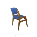 Scaun living si sufragerie tapitat Nikos, lemn masiv  - Sofastil.ro