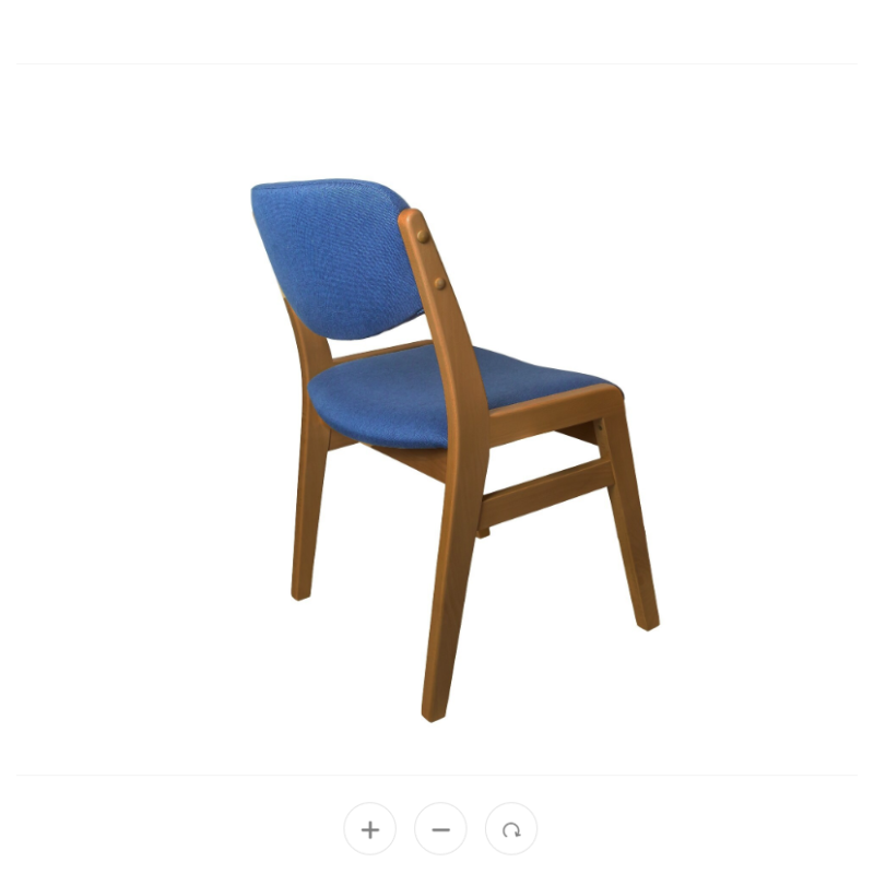 Scaun living si sufragerie tapitat Nikos, lemn masiv  - Sofastil.ro