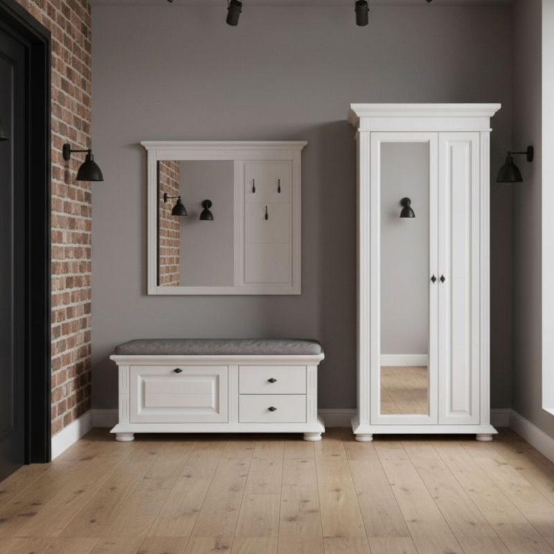 Mobilier hol lemn masiv VERO 8