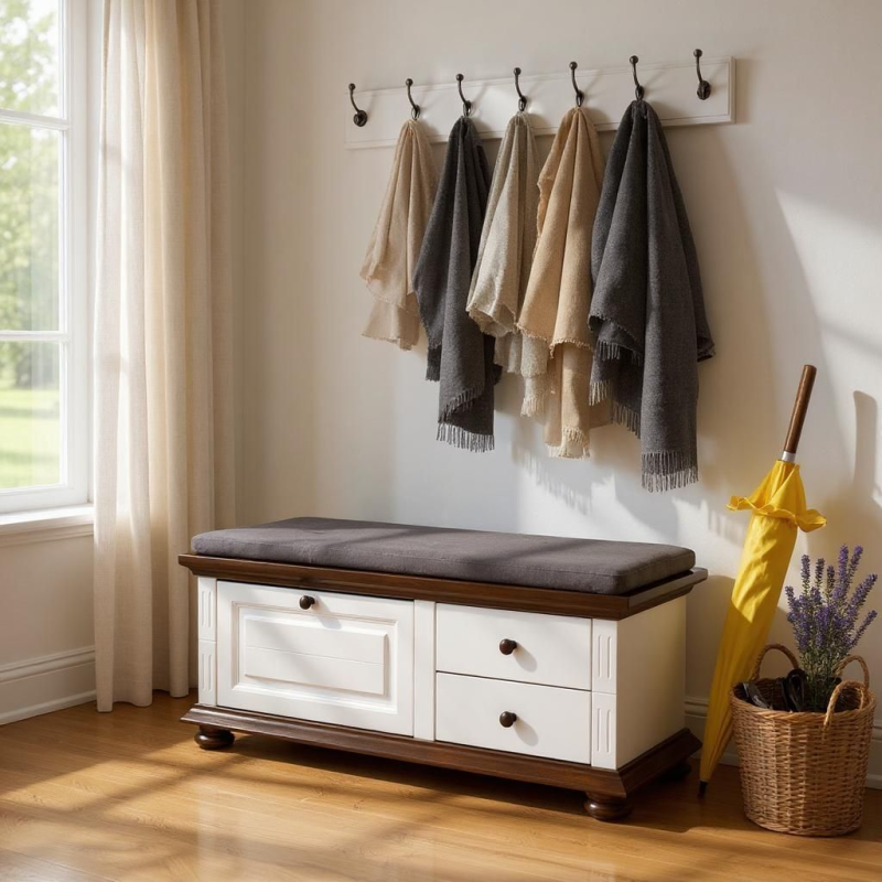 Set mobila hol VERO 12 din lemn masiv