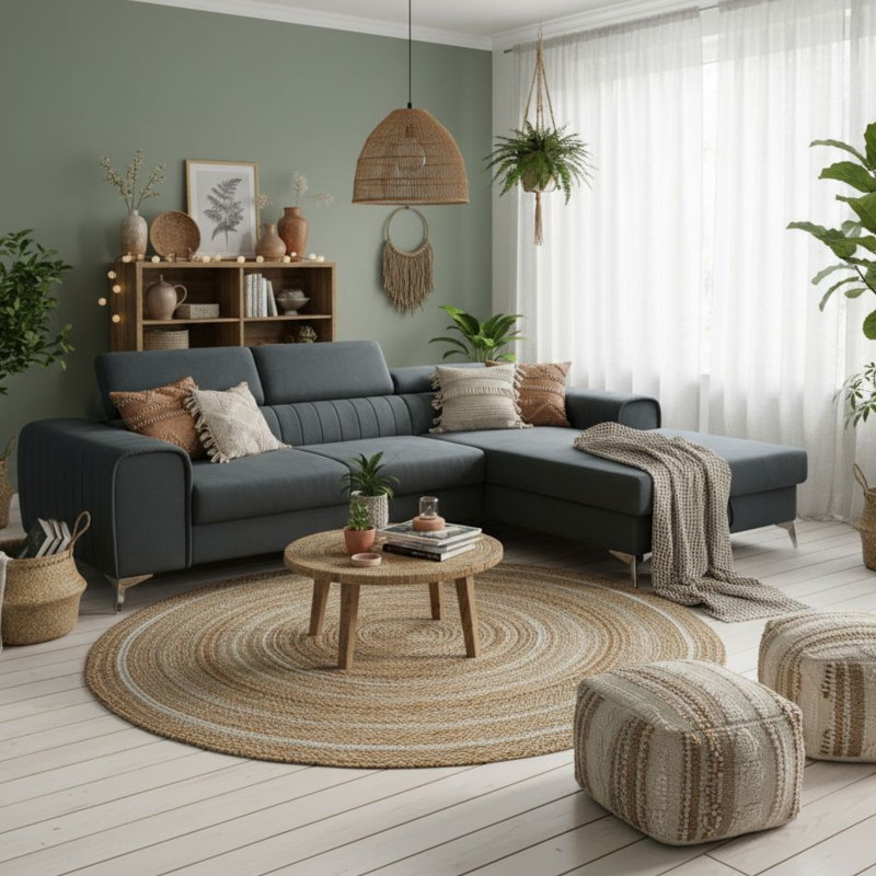 Coltar CARO extensibil cu lada depozitare & tetiere reglabile, personalizabil