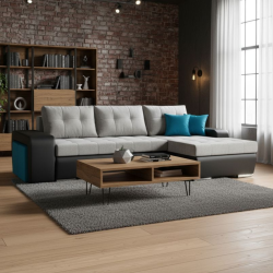 Coltar Living  Mara cu 2 Tabureti