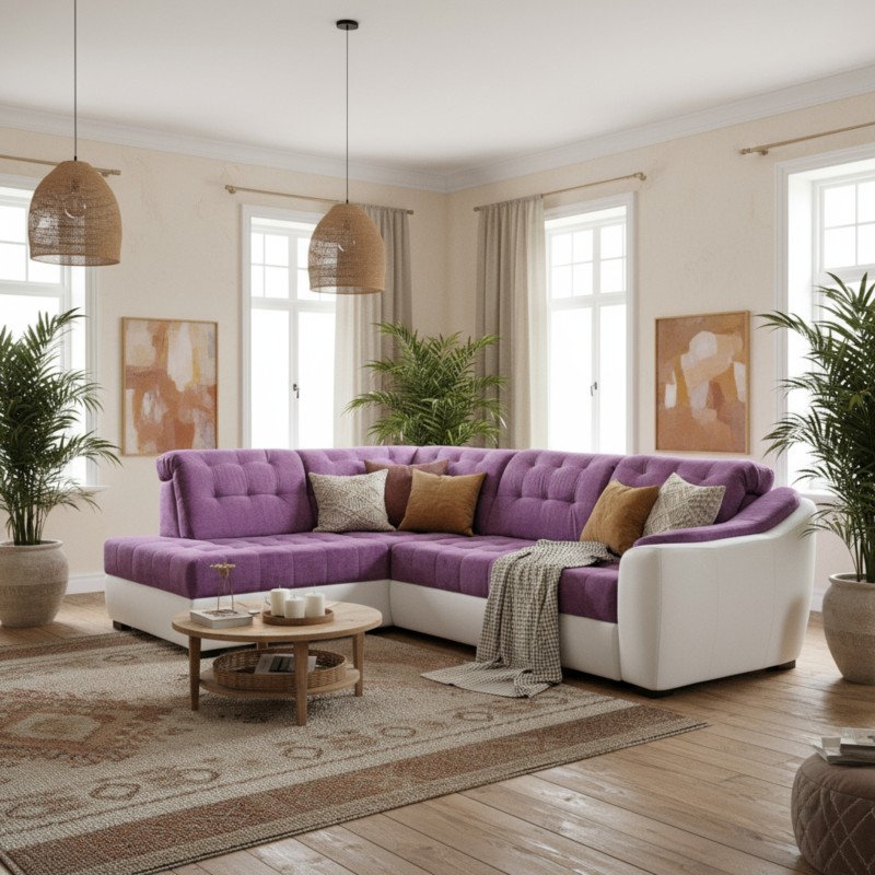 Coltar living extensibil Antonio, personalizabil la comanda