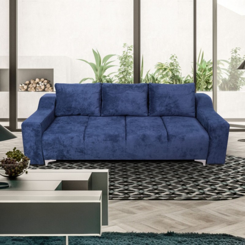 Canapea living moderna Luna, extensibila cu lada