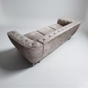 Canapea moderna de lux LUIS, stil chesterfield, 3 locuri, extensibila