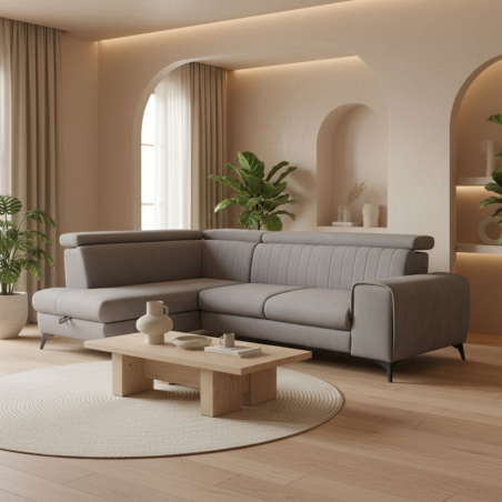 Coltar extensibil cu tetiere reglabile Aron - Sofastil.ro