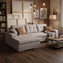 Coltar gri extensibil cu lada, Mara