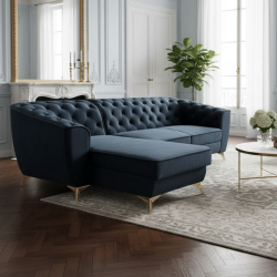 Coltar Luis 1, extensibil cu lada, 4 locuri