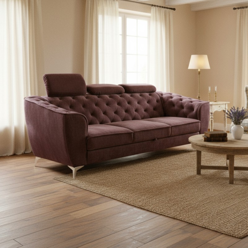 Canapea Luis, extensibila, cu tetiere