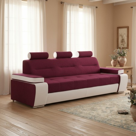 Canapea 3 locuri extensibila Melisa, cu design modern