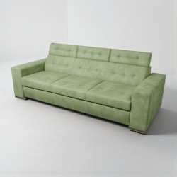 Canapea living extensibila 3 locuri Matrix cu tetiere, personalizabila la comanda