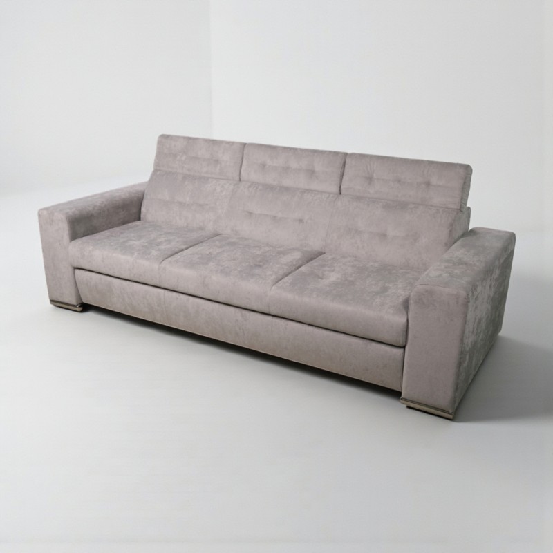 Canapea living extensibila 3 locuri Matrix cu tetiere, personalizabila la comanda