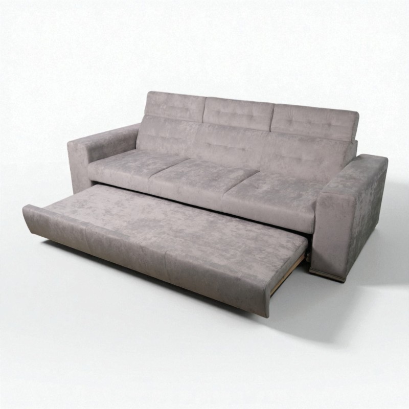 Canapea living extensibila 3 locuri Matrix cu tetiere, personalizabila la comanda