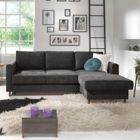 Coltar living extensibil Jonathan cu lada depozitare