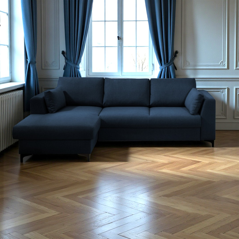 Coltar de living Taylor, extensibil cu lada  - Sofastil.ro