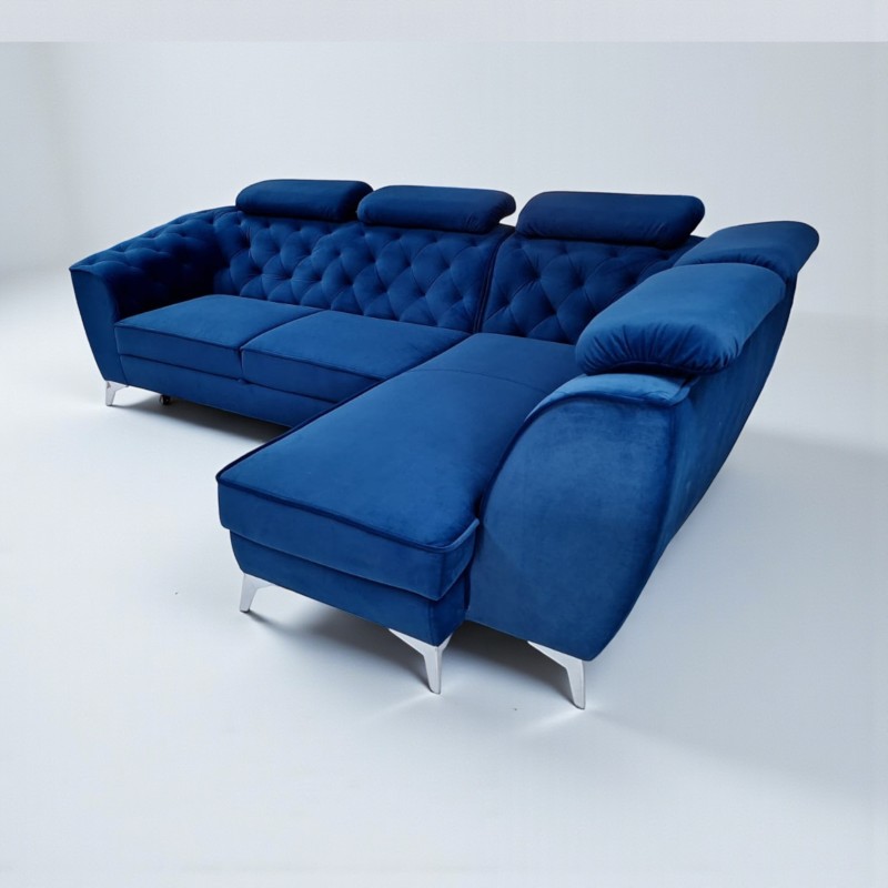 Coltar King Luis tip chesterfild, extensibil cu lada