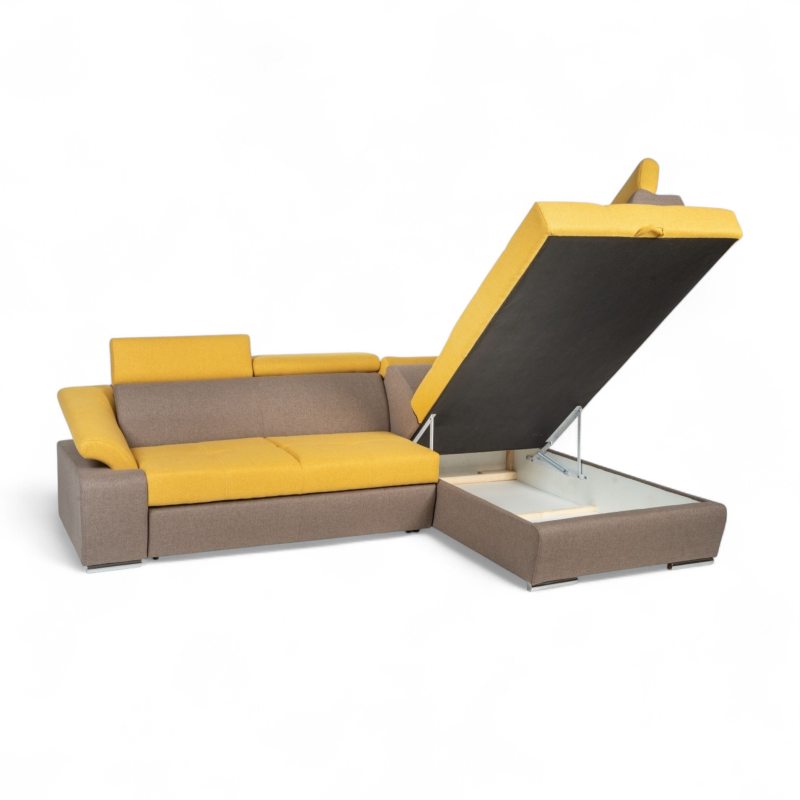 TOLEDO - Coltar sufragerie extensibil cu tetiere reglabile - Sofastil