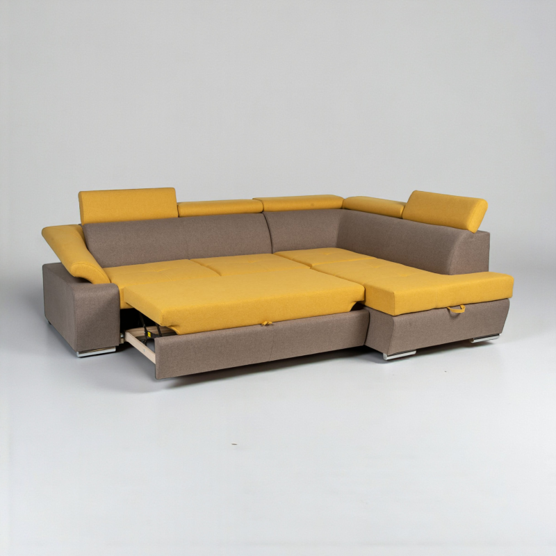 TOLEDO - Coltar sufragerie extensibil cu tetiere reglabile - Sofastil