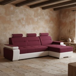 Coltar extensibil Melisa 1, cu lada depozitare, la comanda