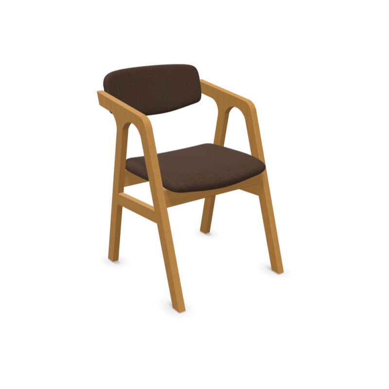 Scaun tapitat Nikolas cu brate