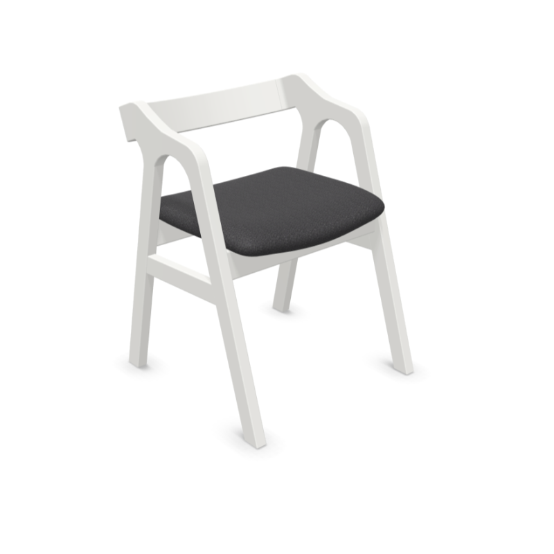 Scaun lemn NILS cu sezut tapitat