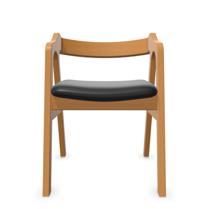 Scaun lemn NILS cu sezut tapitat