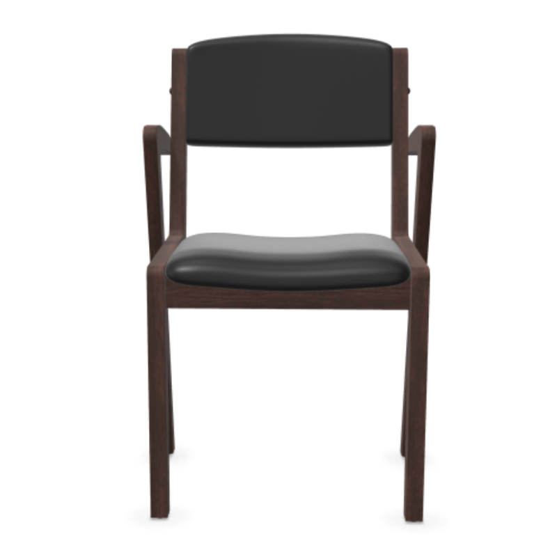 Scaun Novo din lemn masiv cu sezut tapitat si spatar tapitat