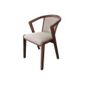 Scaun lemn masiv INGRID, cu sezut si spatar tapitat