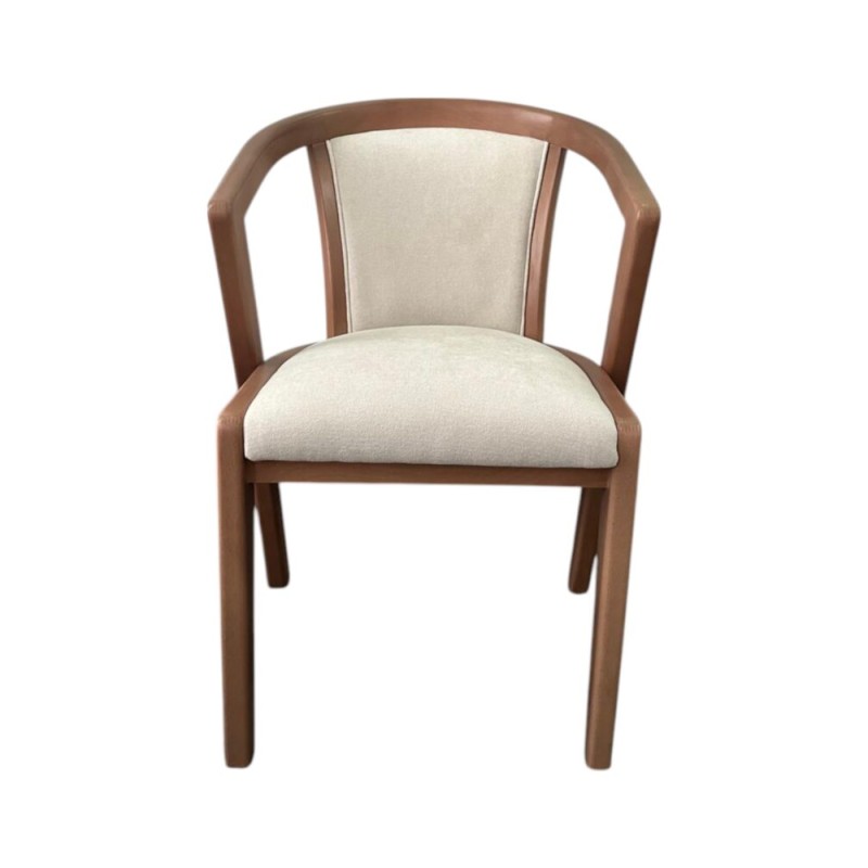 Scaun lemn masiv INGRID, cu sezut si spatar tapitat