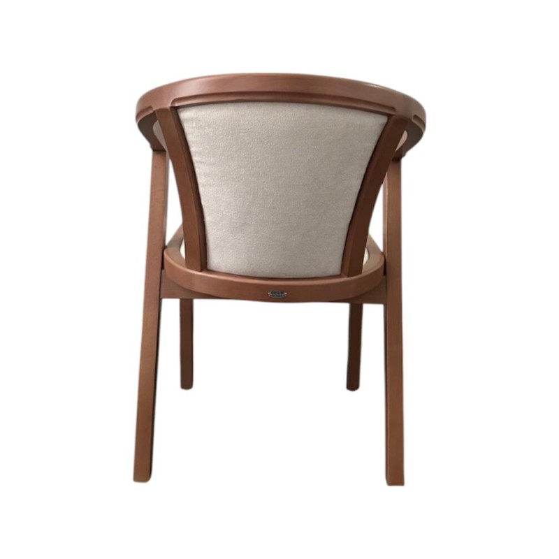 Scaun lemn masiv INGRID, cu sezut si spatar tapitat