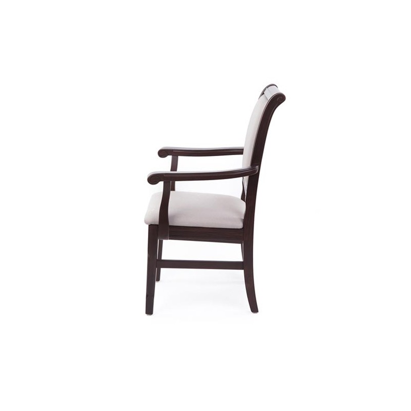 Scaun lemn Maiestuos cu Brate | Scaune Lemn Tapitate - Sofastil.ro