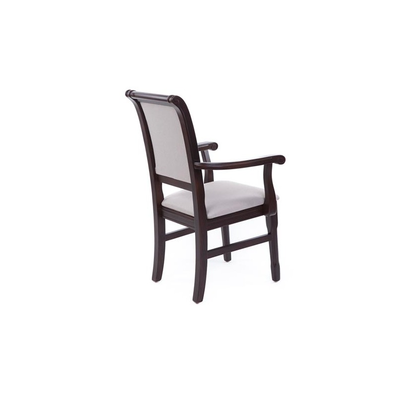 Scaun lemn Maiestuos cu Brate | Scaune Lemn Tapitate - Sofastil.ro